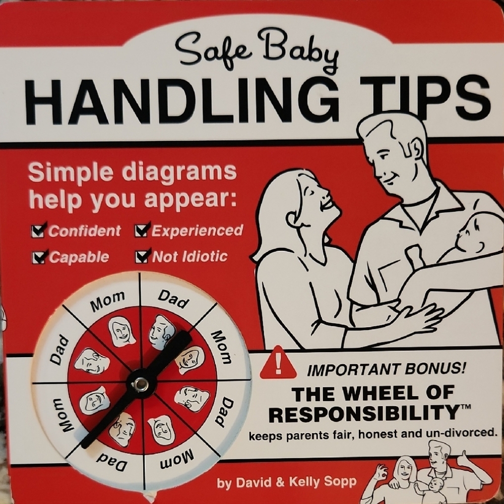 Safe Baby Handling Tips Board Book *** With Wheel of Responsibility